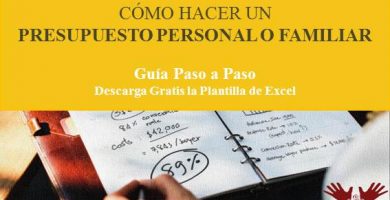 Cómo hacer un presupuesto personal o familiar - Paso a Paso - Excel - 2019