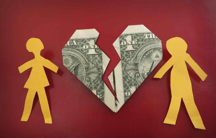 Los problemas de dinero dañan los matrimonios