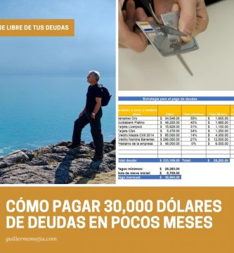 CÓMO PAGAR 30,000 DÓLARES DE DEUDAS EN POCOS MESES